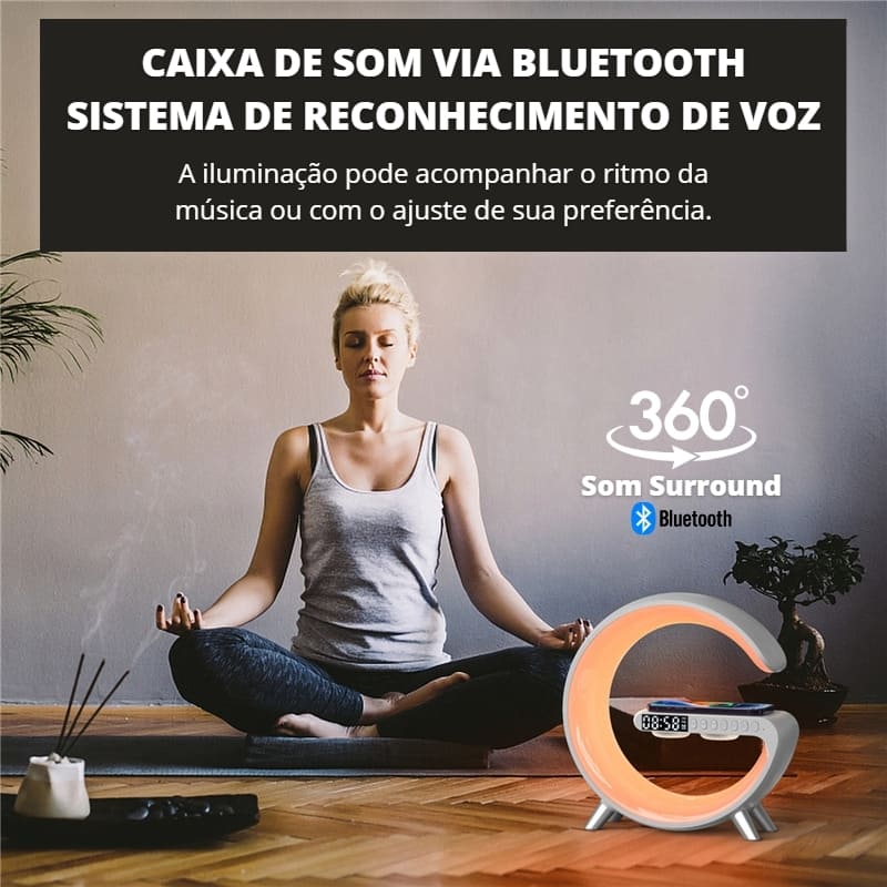 Carregador por Indução Branco - Lar Deleon