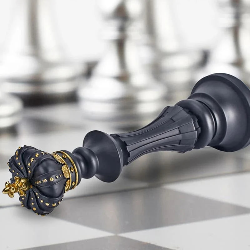 Decoração de Mesa Xadrez Rei Preto - Lar Deleon