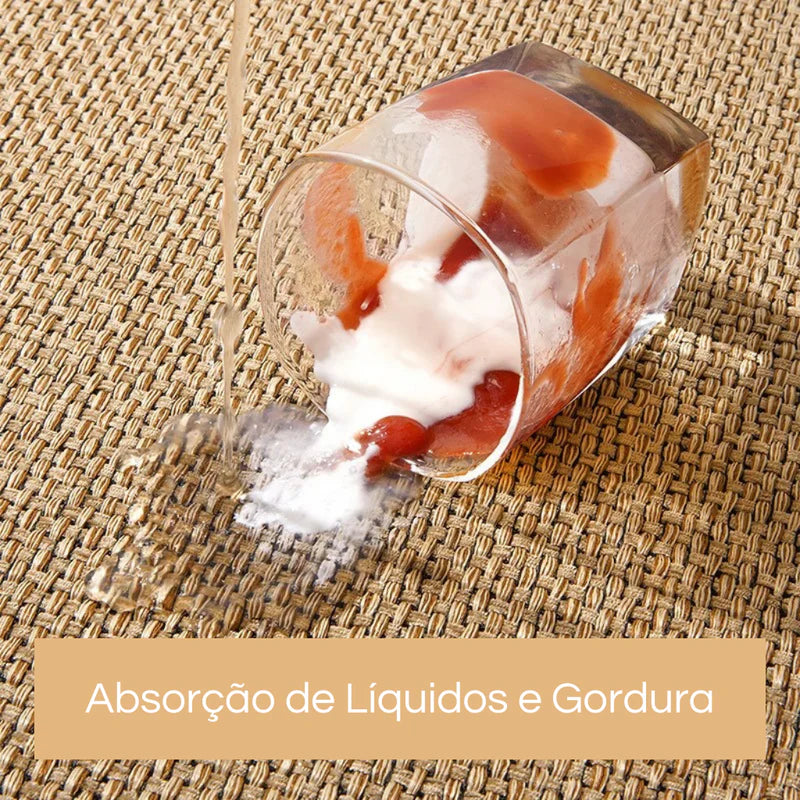 Tapete Para Cozinha Antiderrapante Trançado Deleon