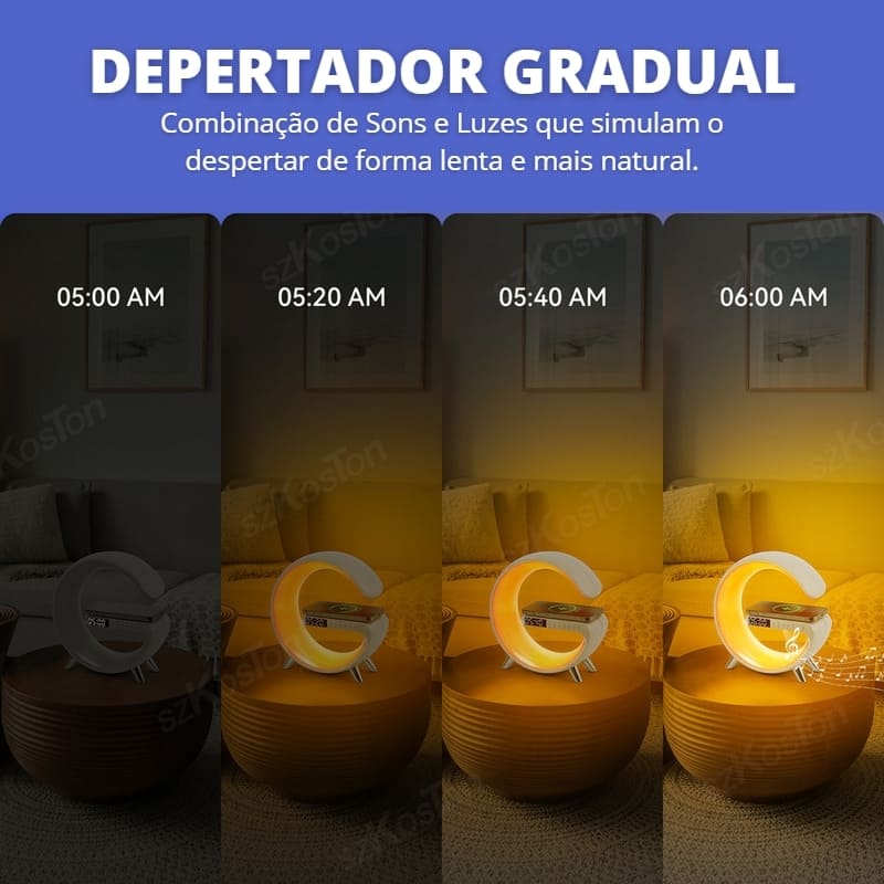 Carregador por Indução Branco - Lar Deleon