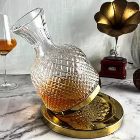 Decanter de Vinho Dourado - Lar Deleon