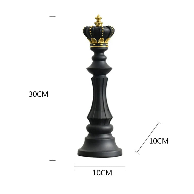 Decoração de Mesa Xadrez Rei Preto - Lar Deleon