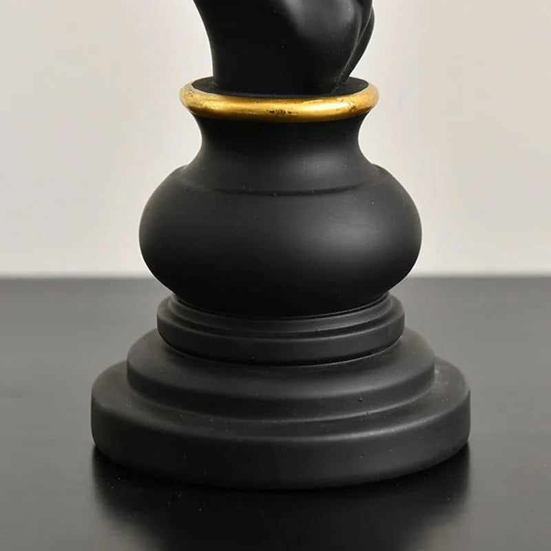 Decoração de Mesa Xadrez Rainha Preto - Lar Deleon