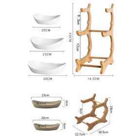 Fruteira de Mesa Bege - Lar Deleon