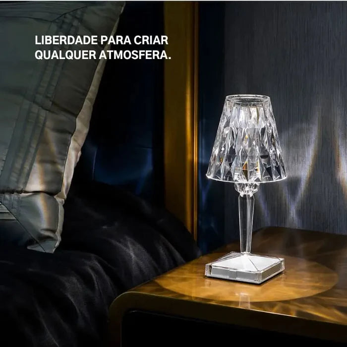 Luminária de Mesa 3 em 1 Led Touch - Lar Deleon