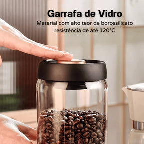 Pote de Vidro 900ml - Lar Deleon